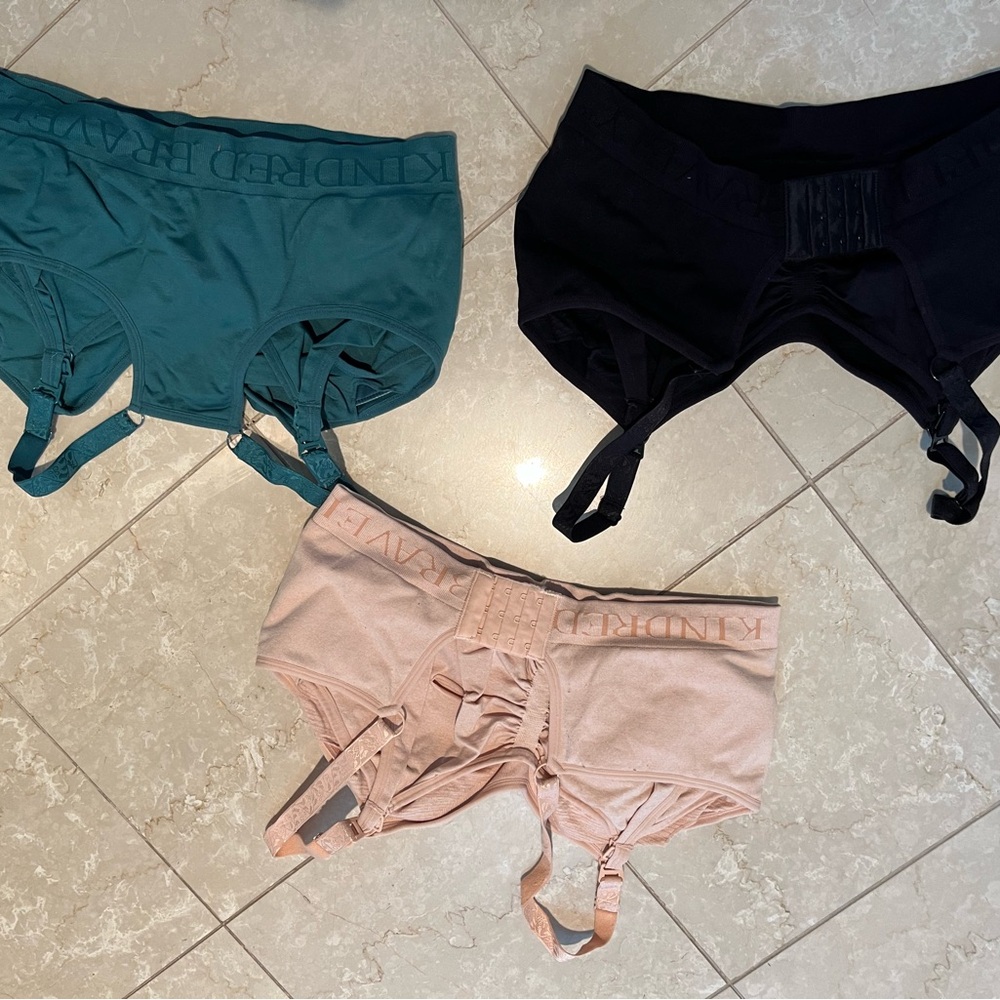 Kindred Bravely Teal, black and Blush Nursing/Support Bralette